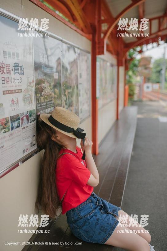 波萝社 - 柳侑绮COS玉藻前泳装的高清套图，感觉整个夏天都被她承包了！